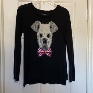 New Directions English Bulldog Sweater Size Small